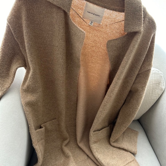 NWOT Thread and Supply Cardi Coat in Camel - Picture 10 of 10
